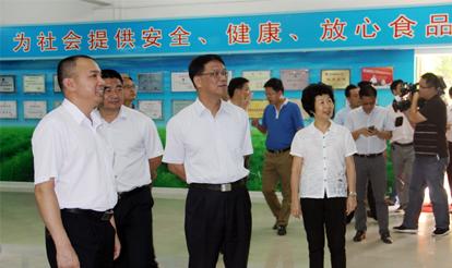 Executive vice mayor zhang huide visited zishan group to work on the spot.